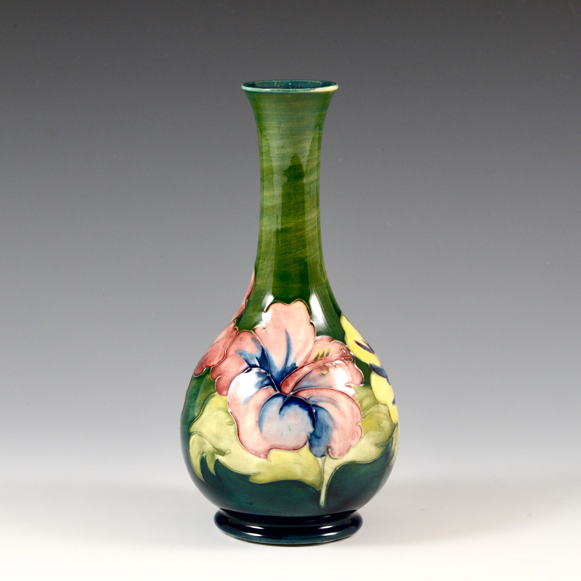 Hibiscus Vase - William Moorcroft, circa 1915